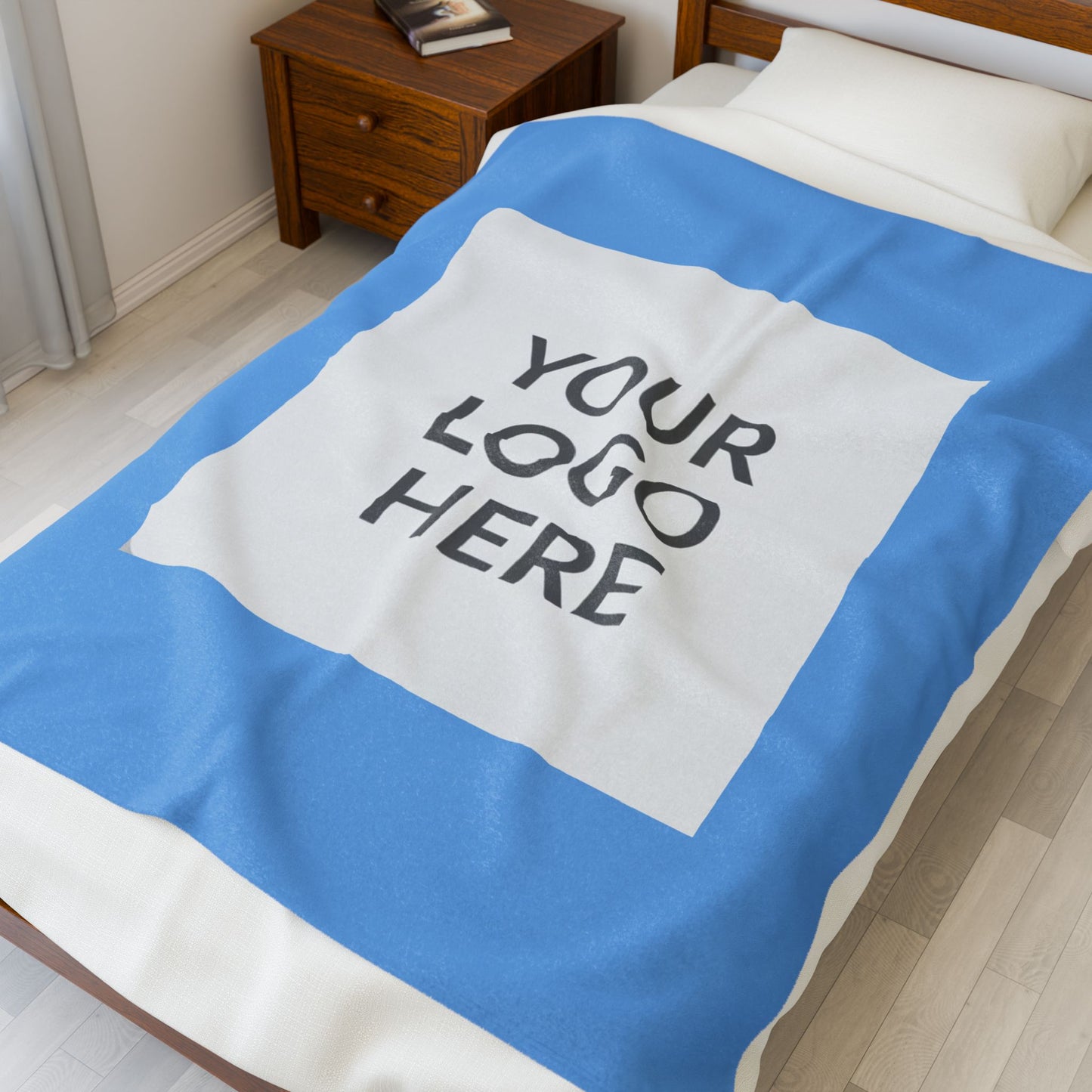 Personalized Plush Throw - Custom Design