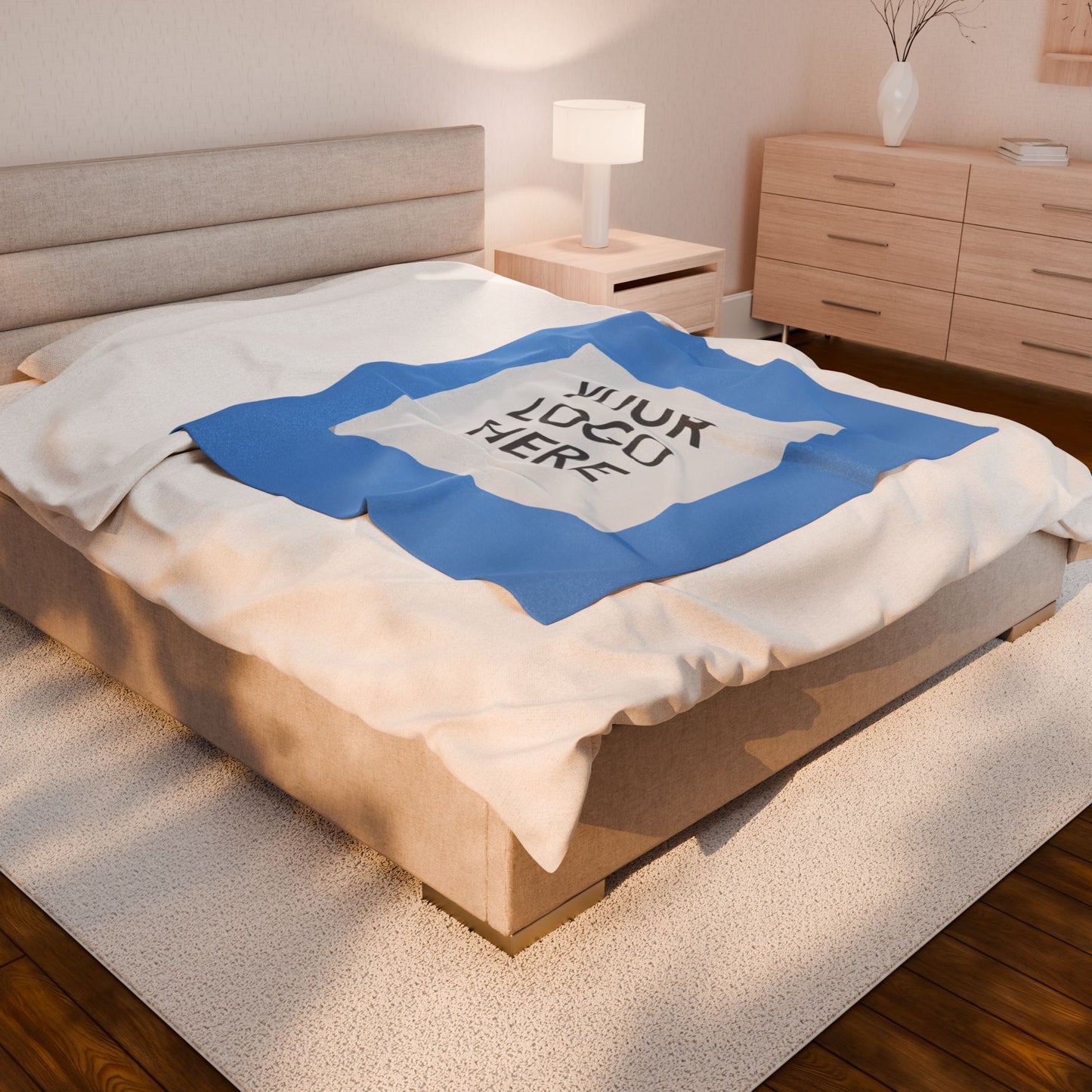 Personalized Plush Throw - Custom Design